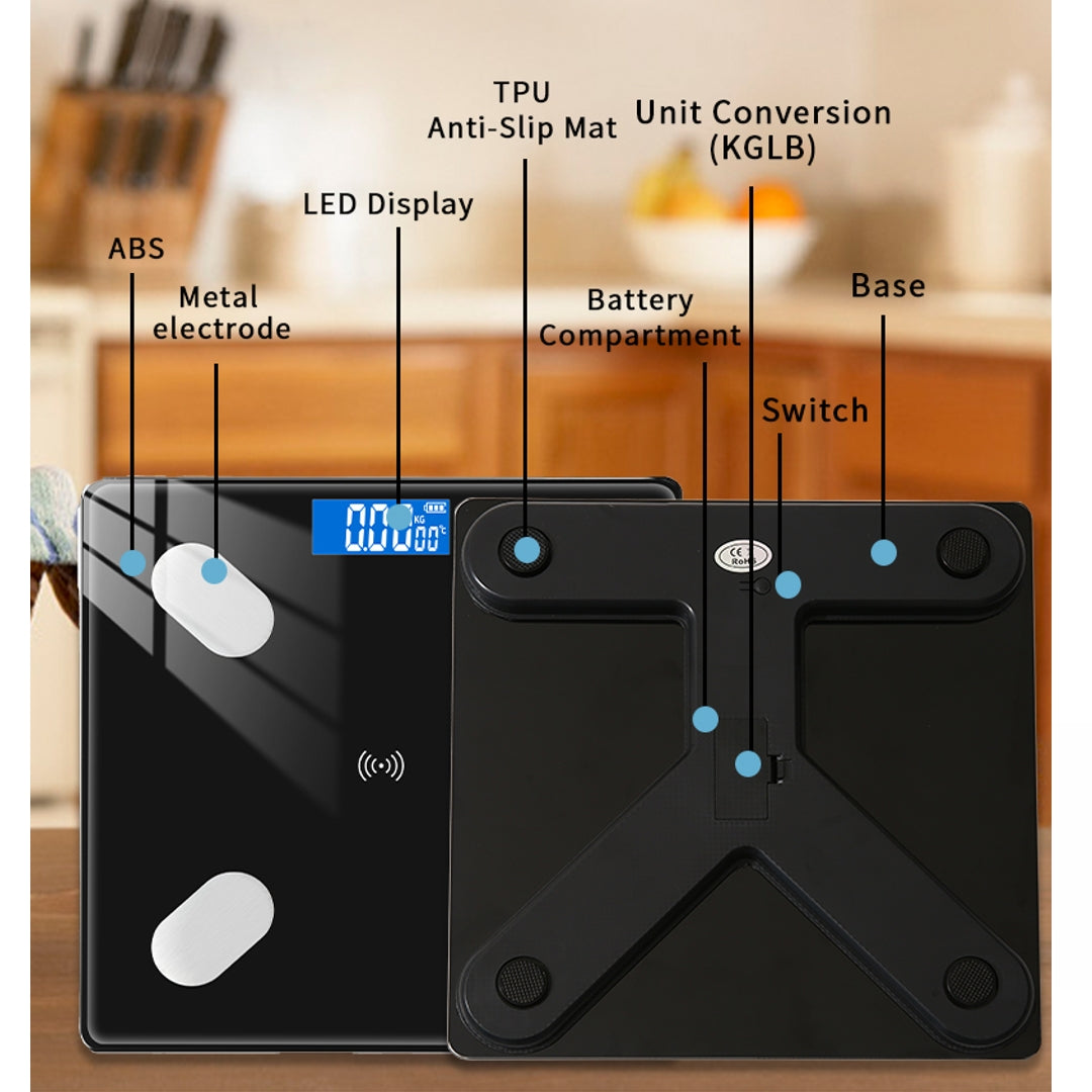 Báscula Digital Bluetooth USB