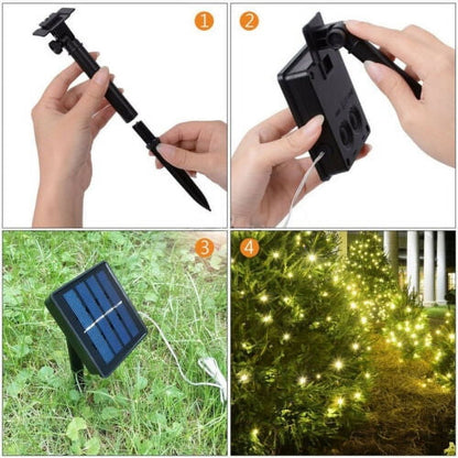 BlumeVision - Luces Navideñas Solares de 30m x 300 LEDs