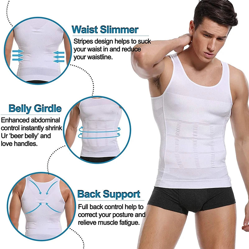 SlimFlex™ - Camiseta interior moldeadora de hombre