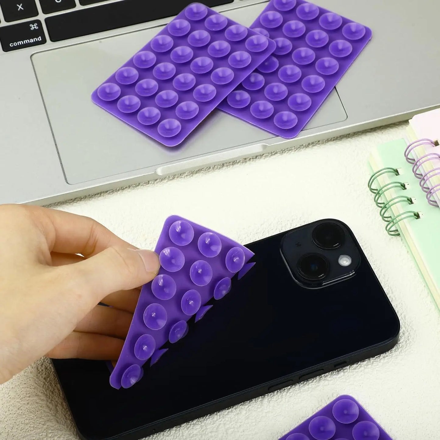 Suction phone case