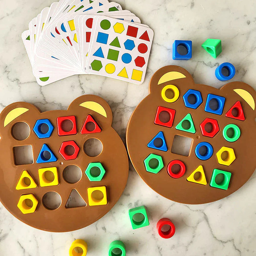 Montessori 3D Puzzle Toys™ 2.0: Fuguete de combinación de formas geométricas