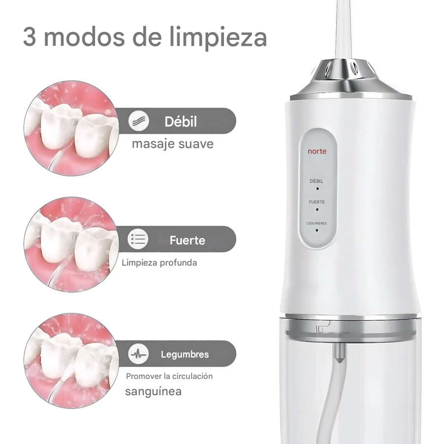 Floresa | Irrigador Bucal Pro - Limpia siempre tus dientes